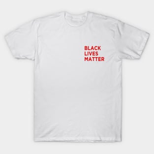 Black Lives Matter Red Ink T-Shirt